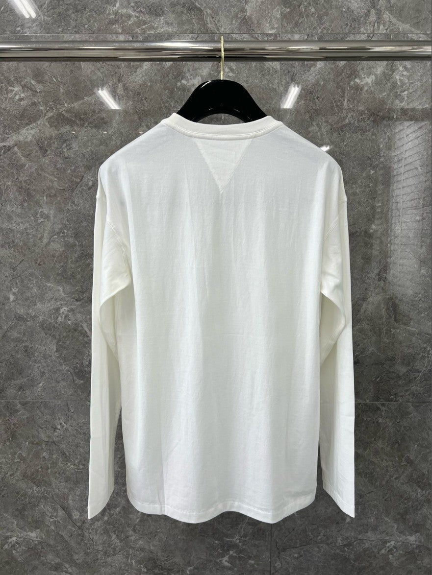 보테가베네타 다이아 로고 긴팔티