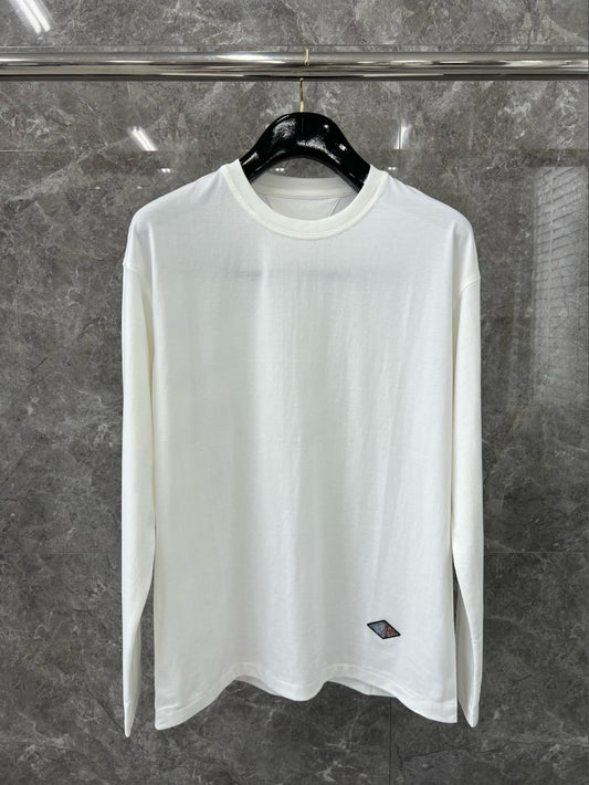 보테가베네타 다이아 로고 긴팔티