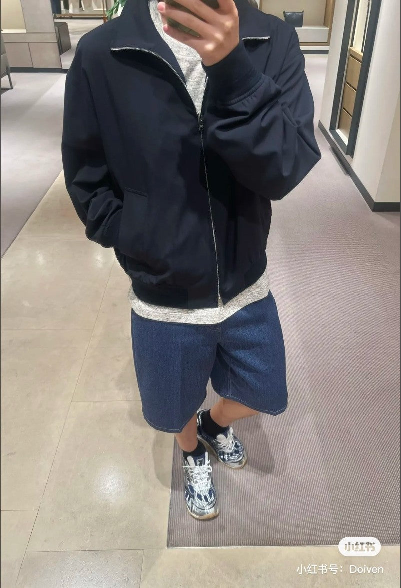 보테가베네타 캐쥬얼 하이넥 집업 자켓