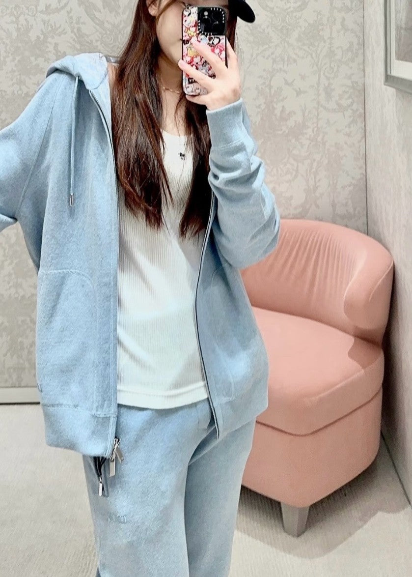 디올 오블리크 캐시미어 후드 집업