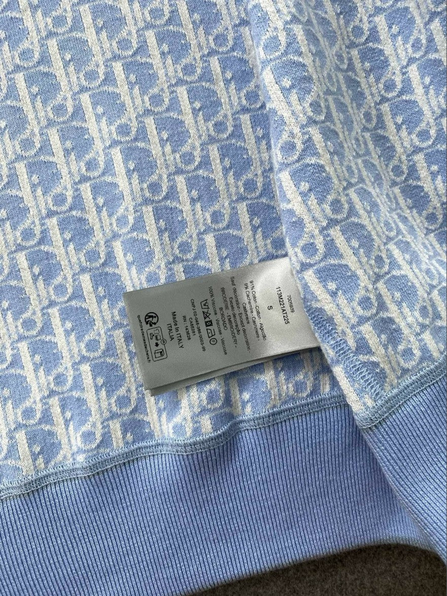 디올 오블리크 캐시미어 후드 집업