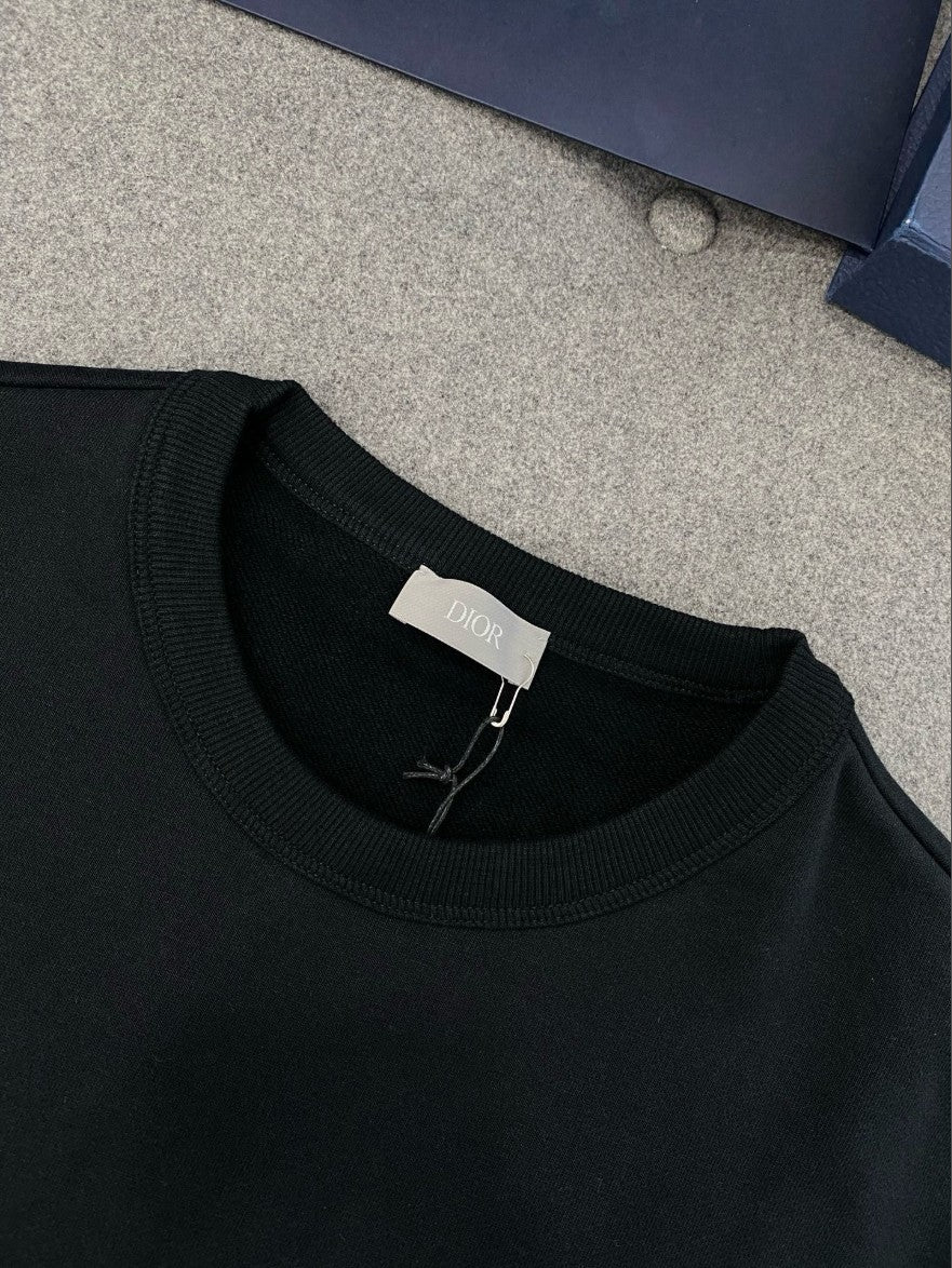 디올 CD 로고 기모 맨투맨