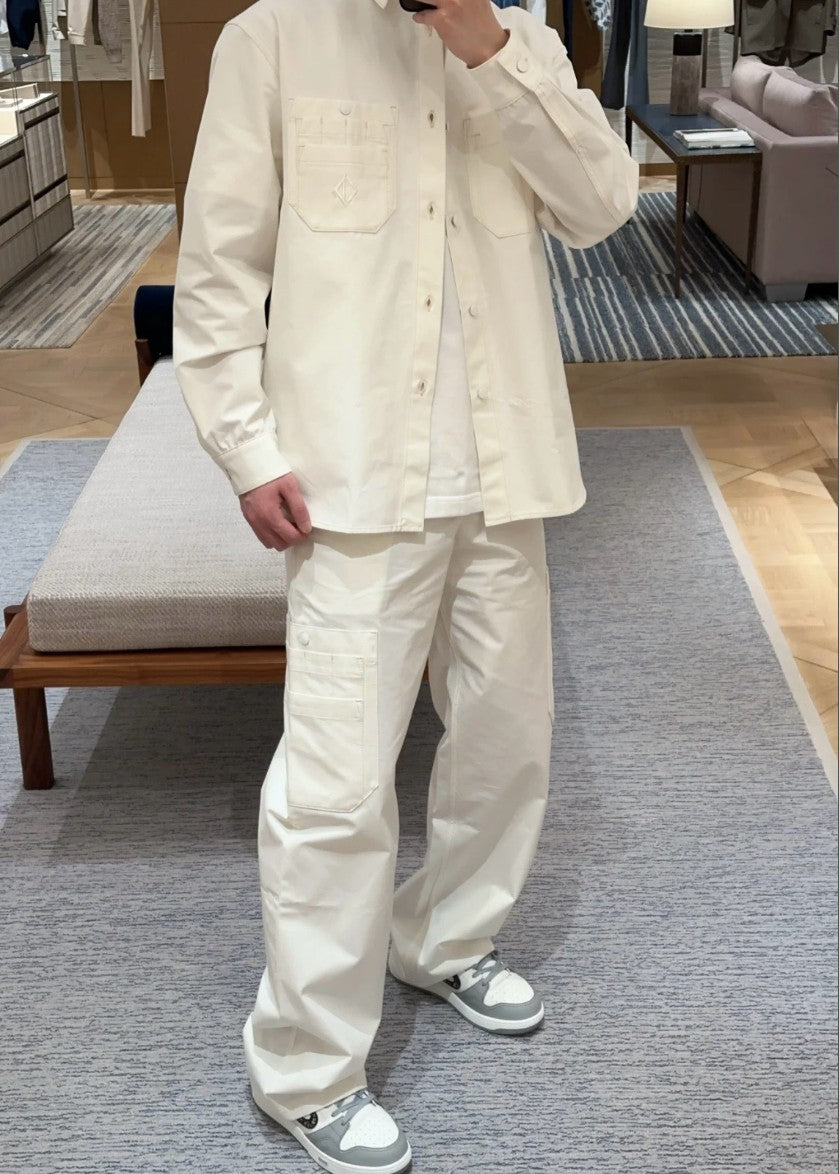 디올 더블 포켓 오버핏 남방 셔츠