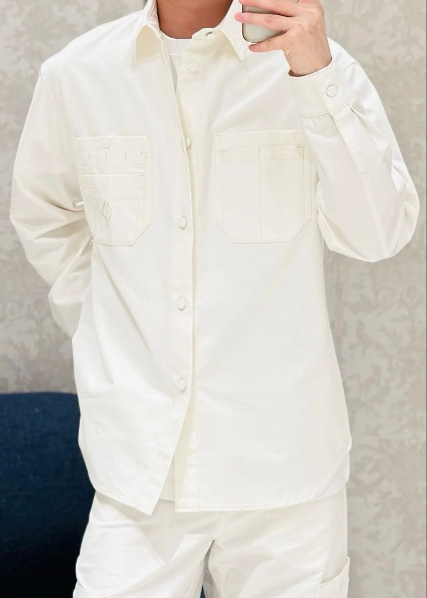 디올 더블 포켓 오버핏 남방 셔츠