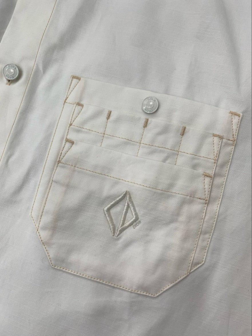 디올 더블 포켓 오버핏 남방 셔츠