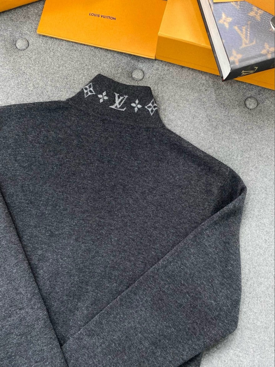 루이비통 LV 로고 울 집업