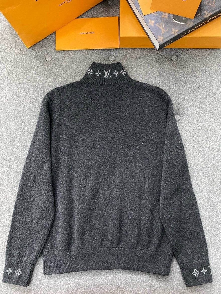 루이비통 LV 로고 울 집업