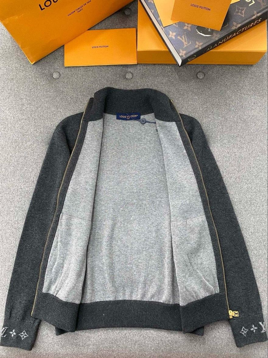 루이비통 LV 로고 울 집업