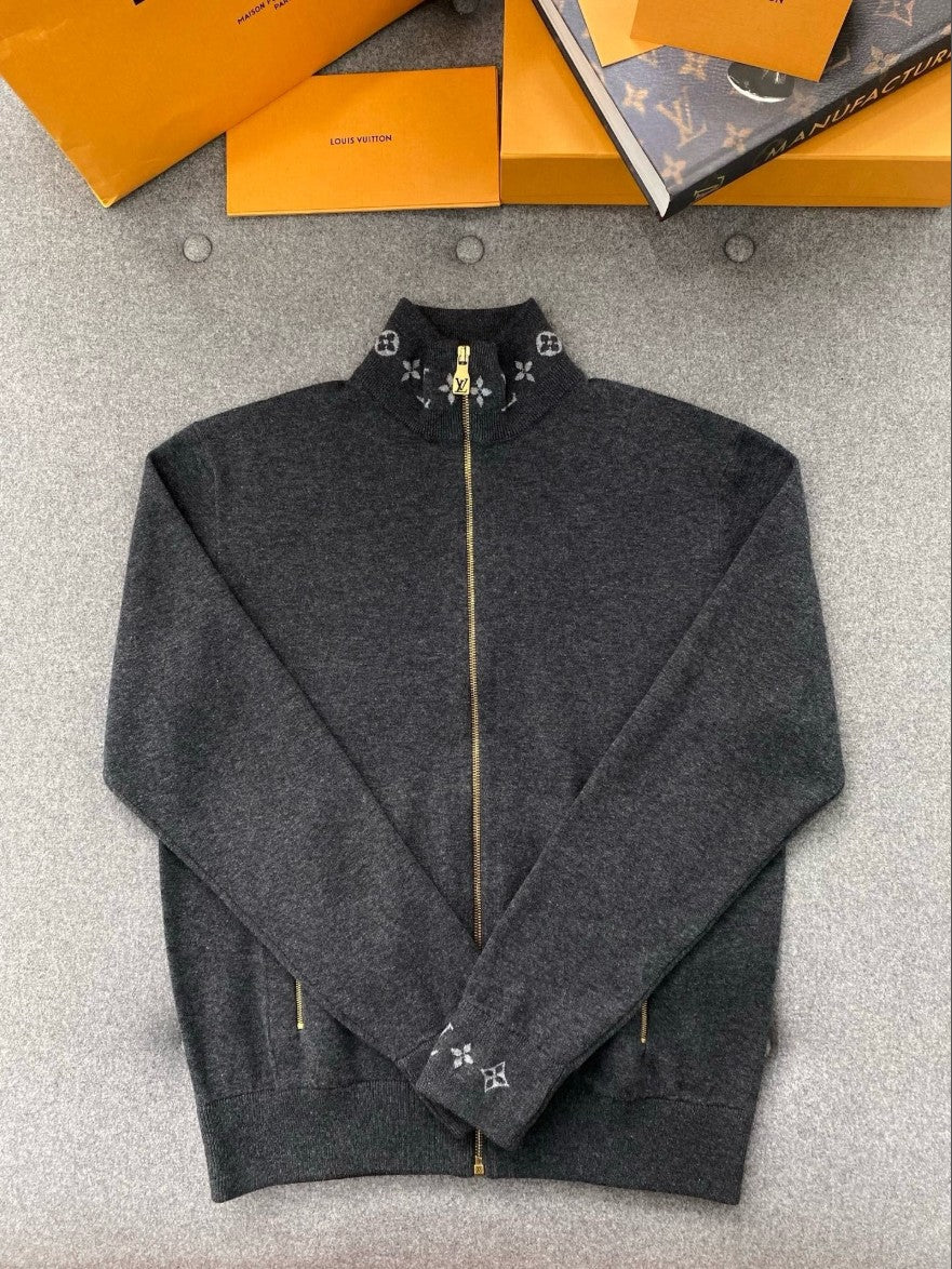 루이비통 LV 로고 울 집업