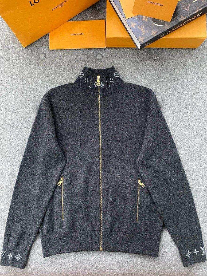 루이비통 LV 로고 울 집업