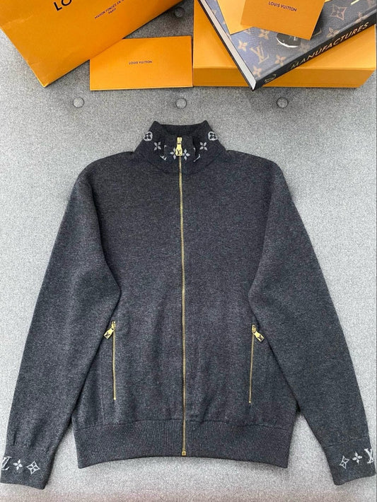 루이비통 LV 로고 울 집업