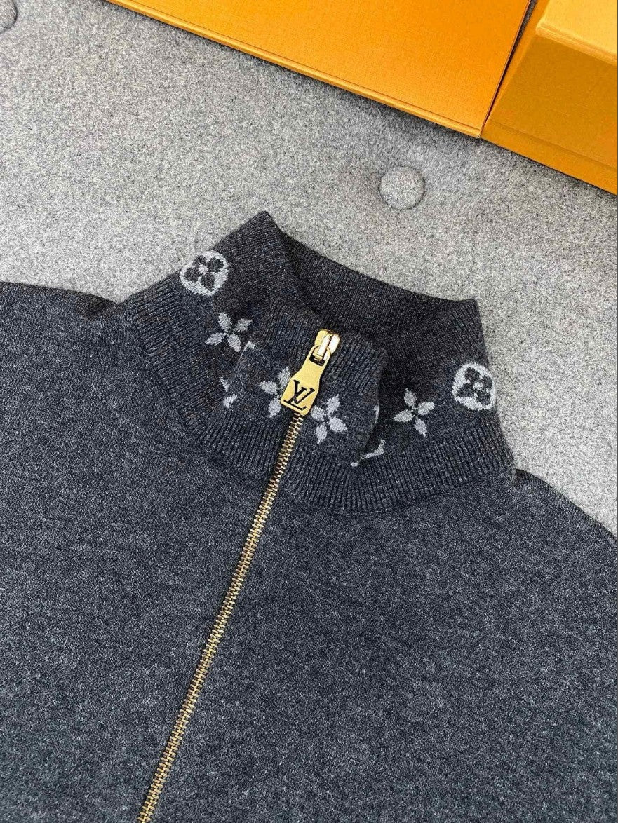 루이비통 LV 로고 울 집업