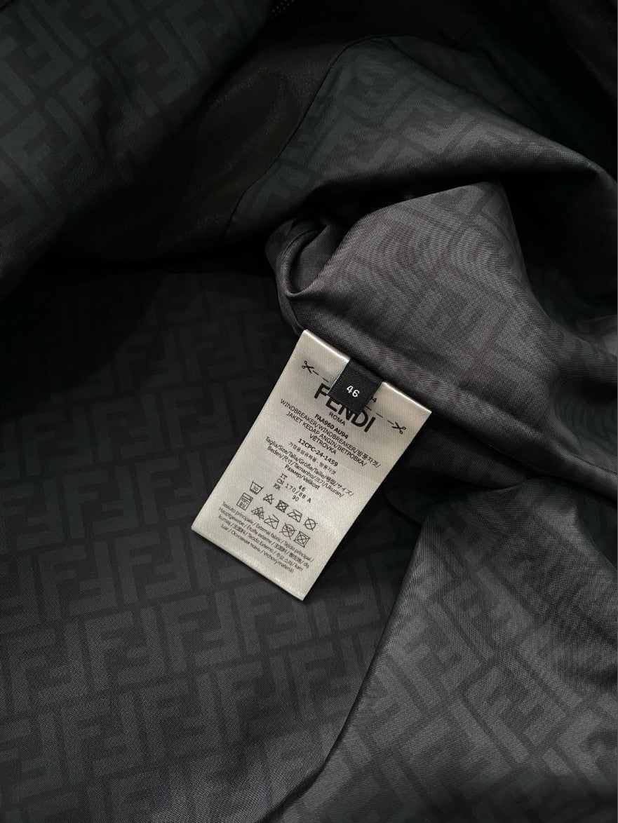 펜디 FF 메탈 로고 후드 집업 자켓