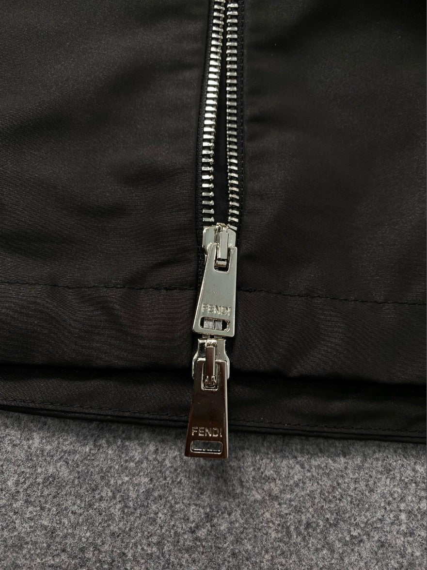 펜디 FF 메탈 로고 후드 집업 자켓