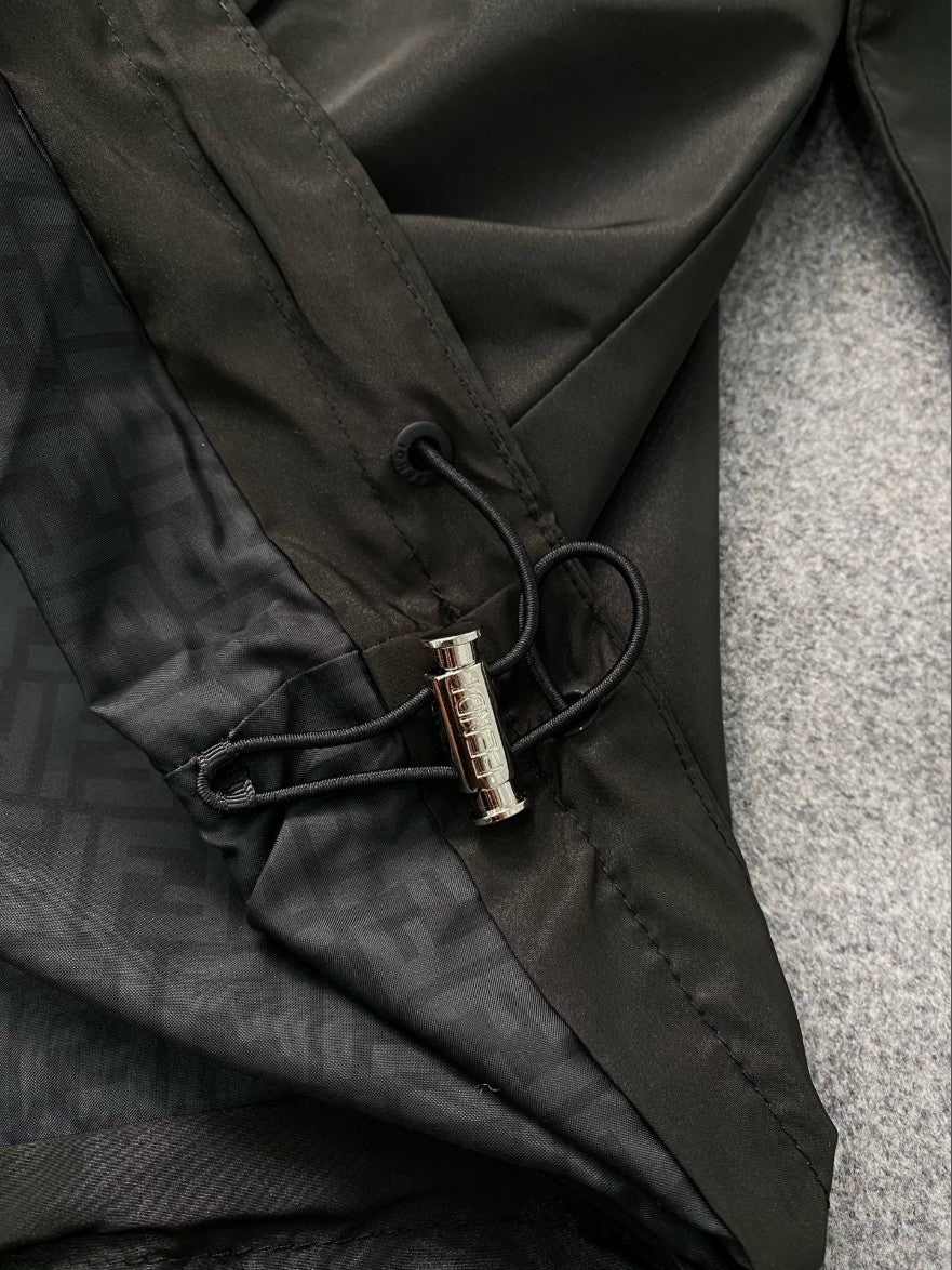 펜디 FF 메탈 로고 후드 집업 자켓