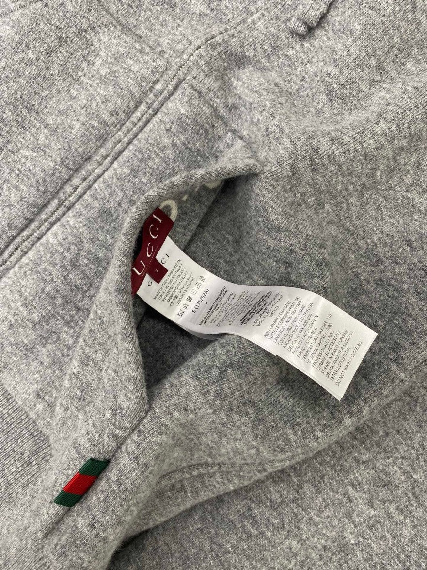 구찌 양면 울 후드 집업