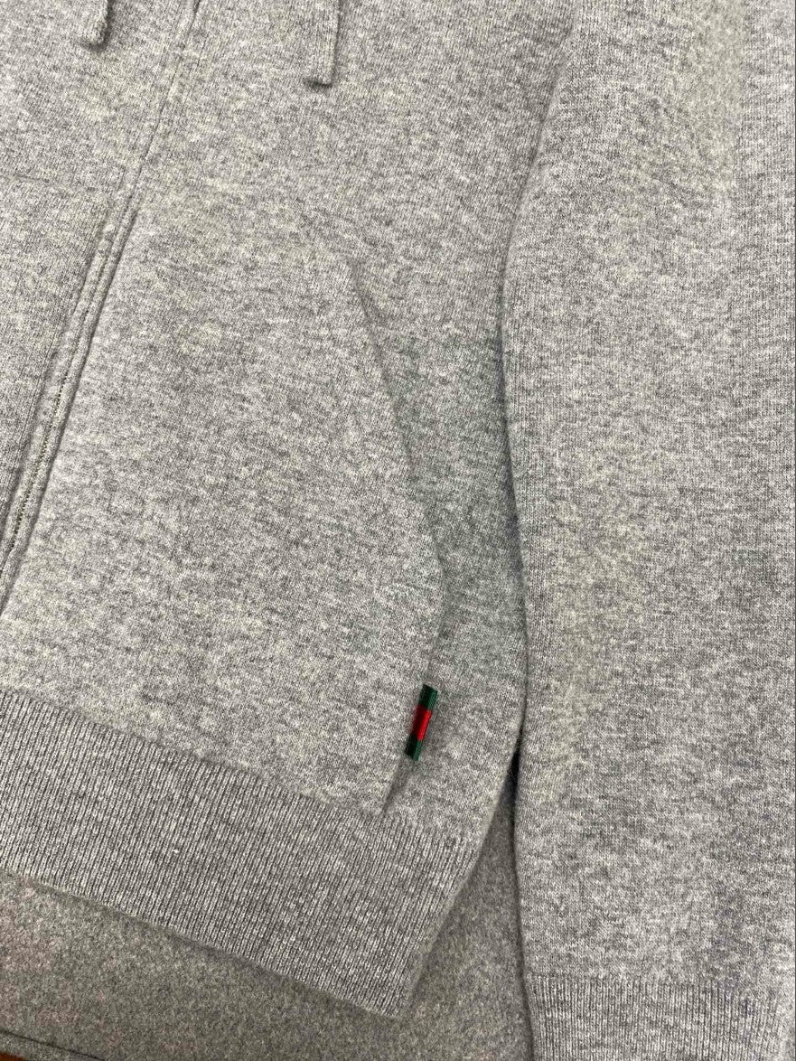 구찌 양면 울 후드 집업