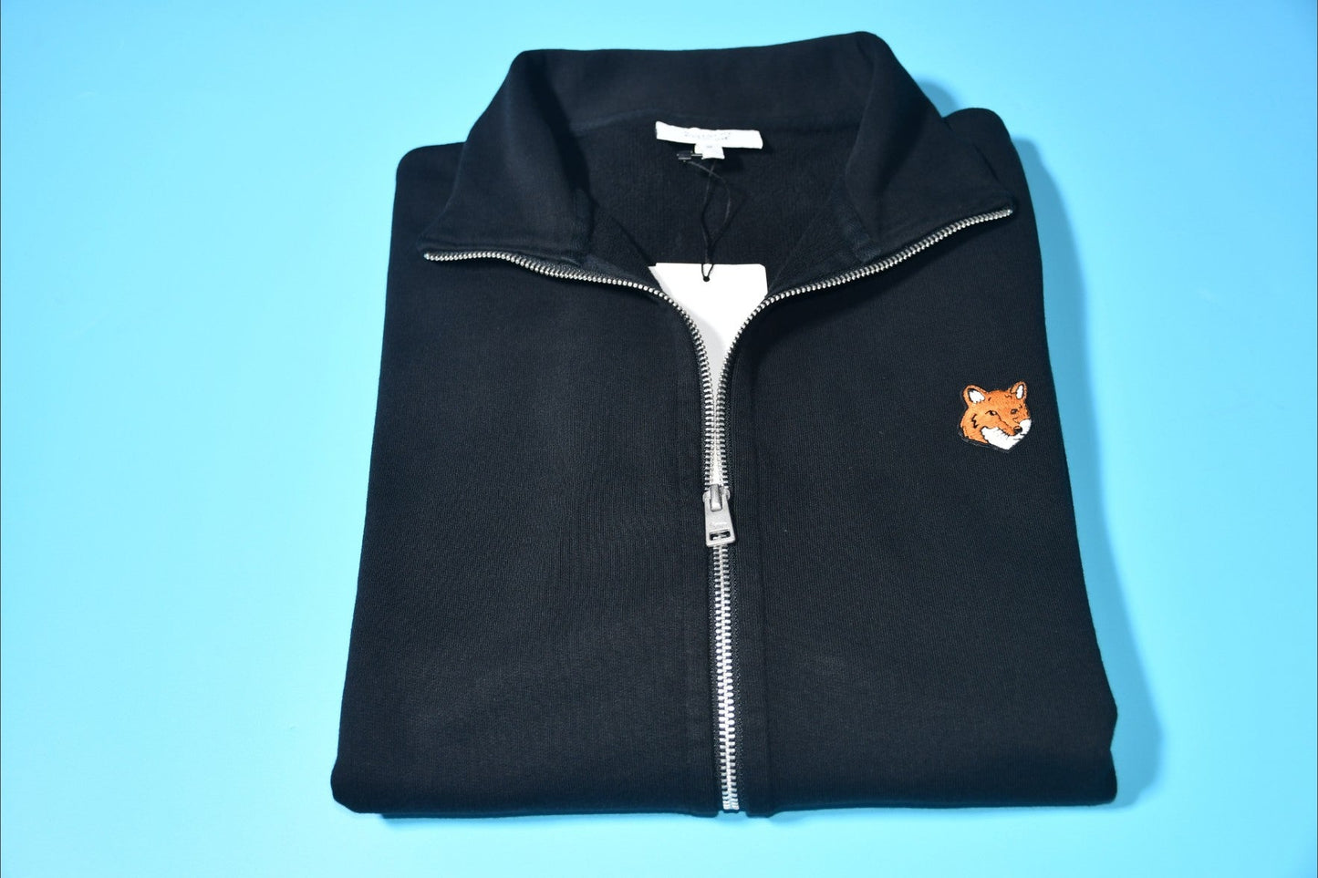 메종키츠네 컬러 폭스 로고 집업