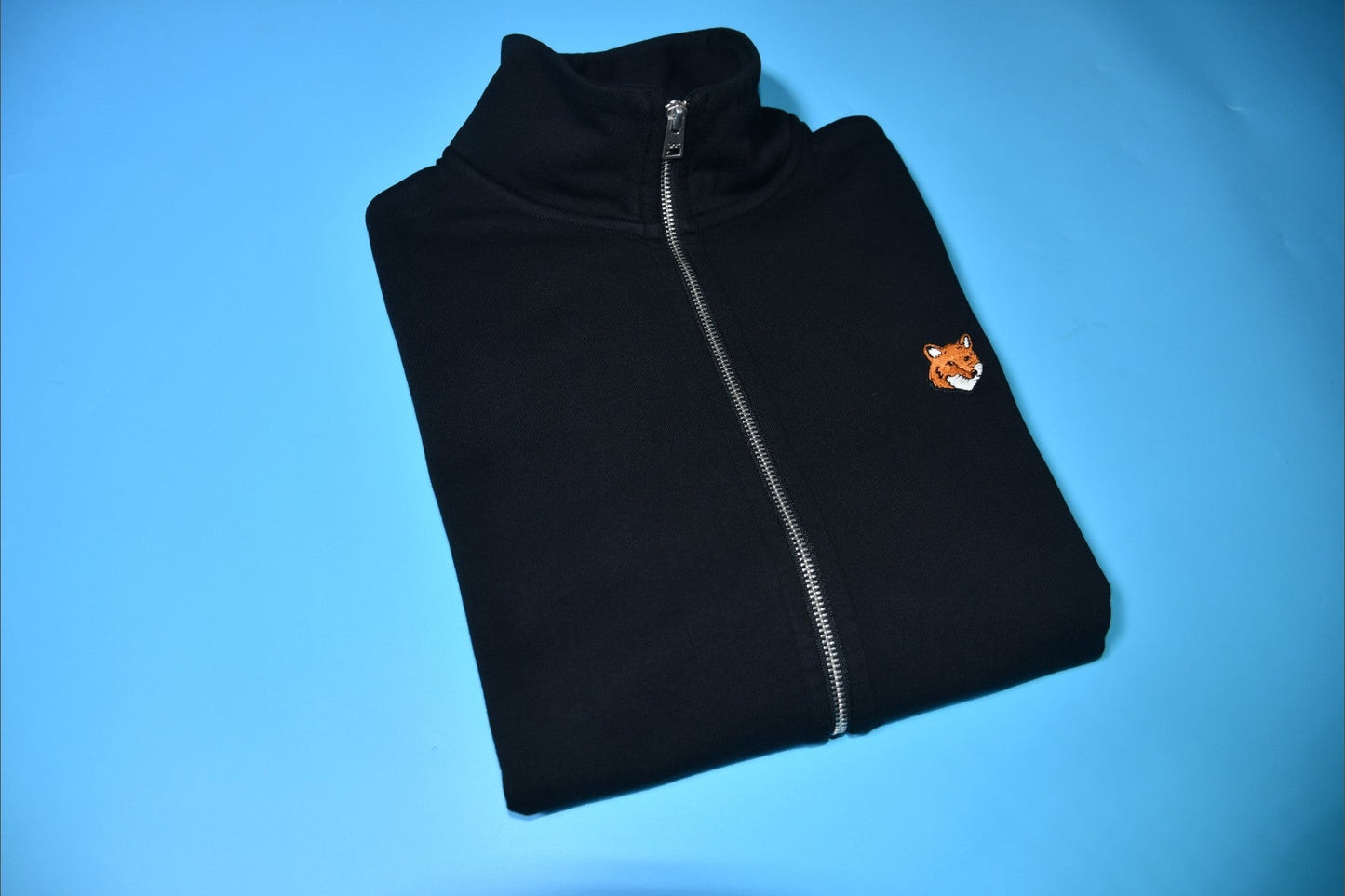 메종키츠네 컬러 폭스 로고 집업