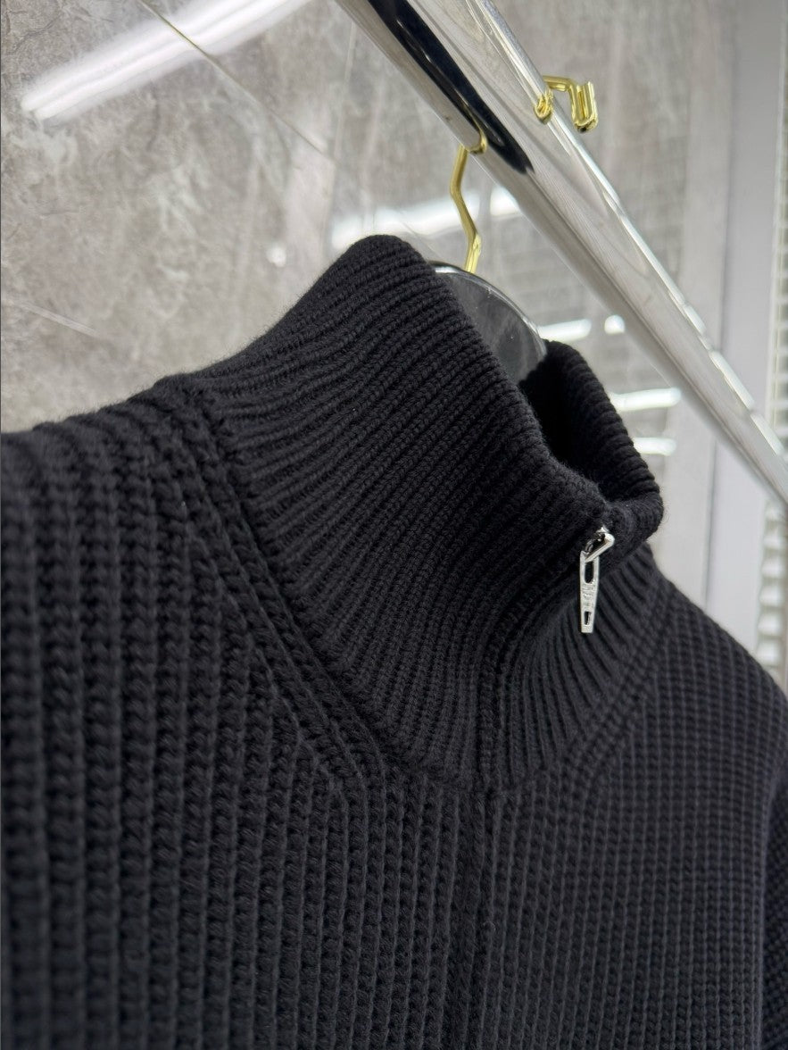 셀린느 자수 로고 니트 집업