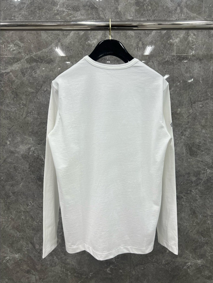 크롬하츠 포켓 자수 로고 긴팔티