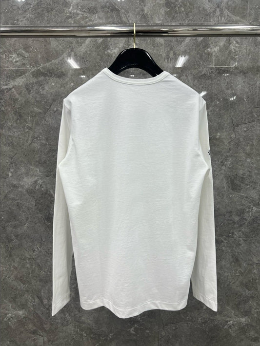 크롬하츠 포켓 자수 로고 긴팔티