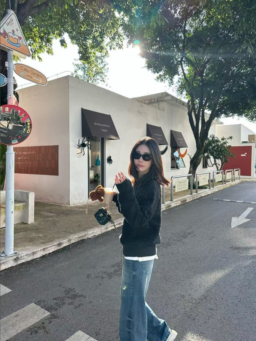 디올 까나쥬 캐시미어 풀오버 니트