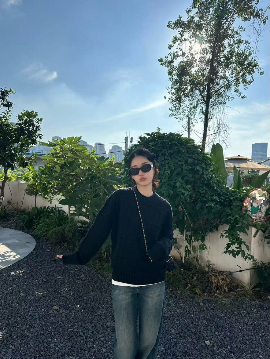 디올 까나쥬 캐시미어 풀오버 니트