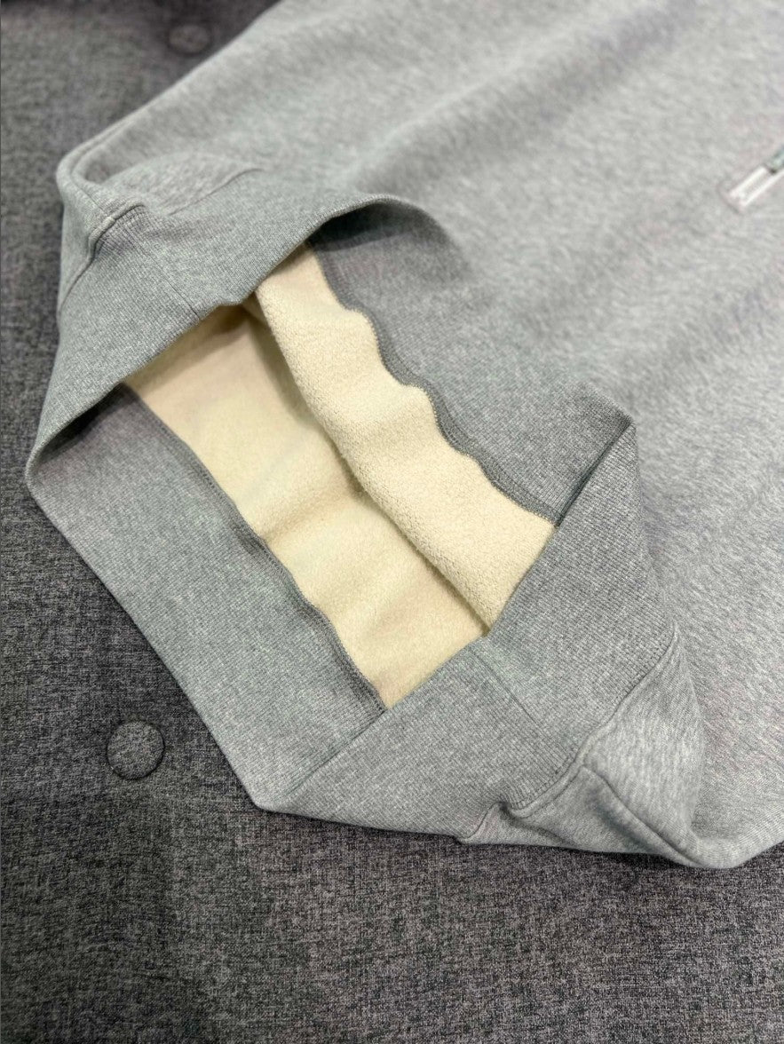 디올 CD 입체 로고 기모 반집업 맨투맨