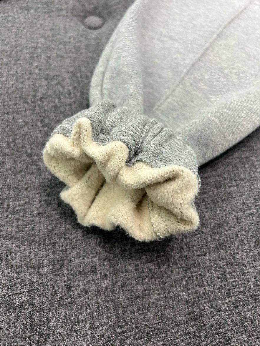 디올 CD 입체 로고 기모 바지