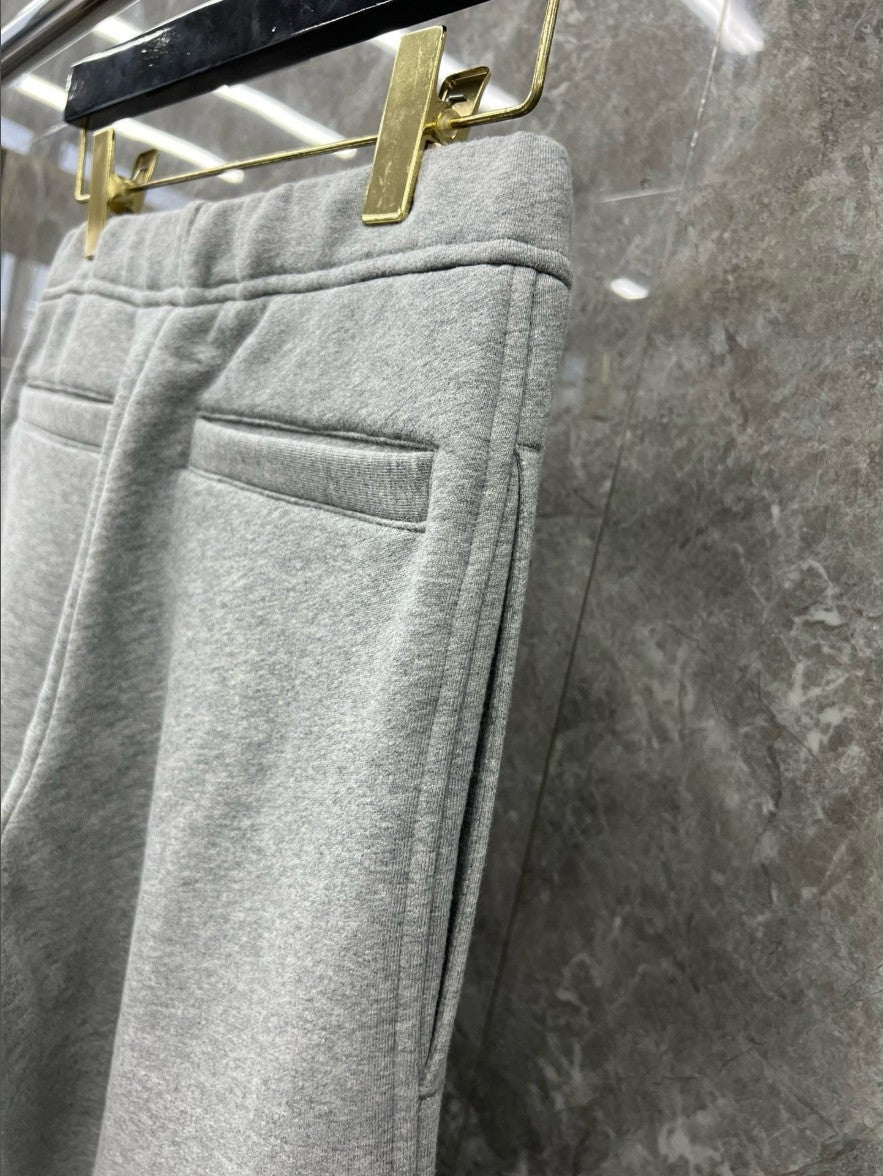 디올 CD 입체 로고 기모 바지