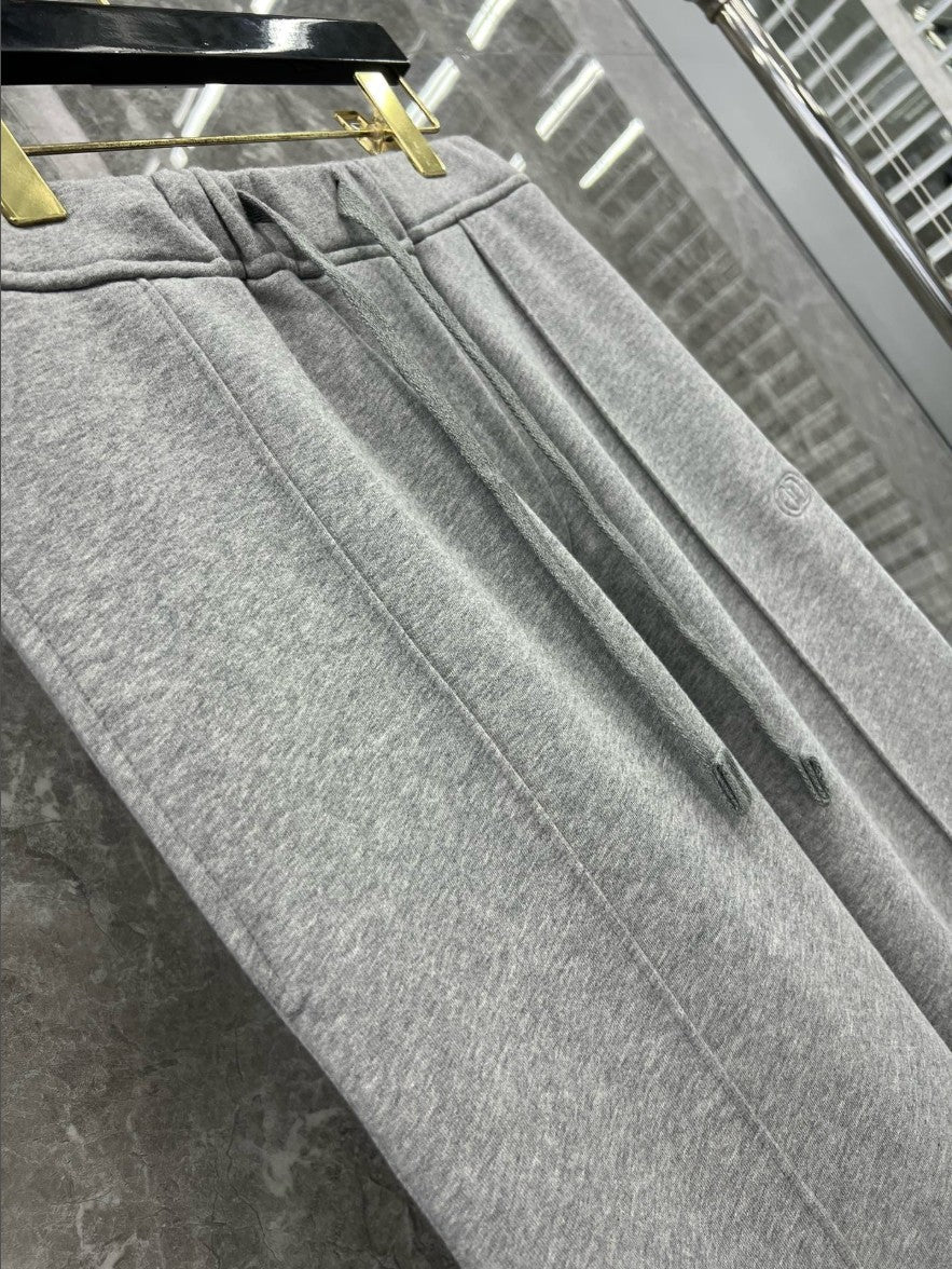 디올 CD 입체 로고 기모 바지