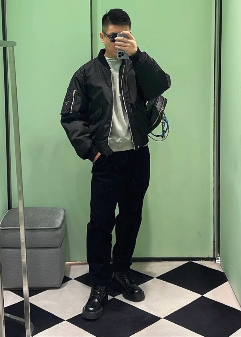 프라다 나일론 항공 패딩 점퍼