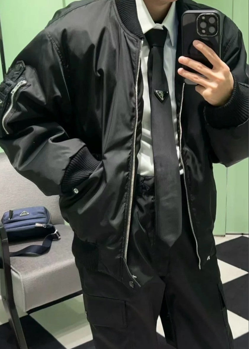 프라다 나일론 항공 패딩 점퍼