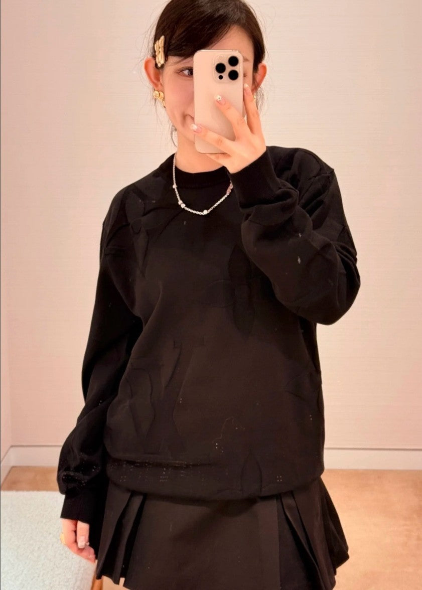 루이비통 LV 입체 빅 로고 맨투맨