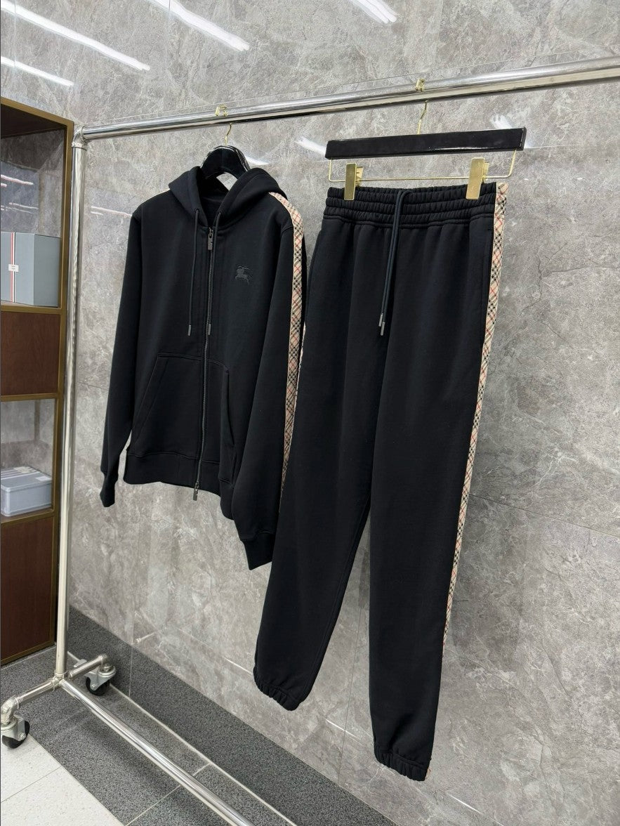 버버리 사이드 스몰 체크 바지