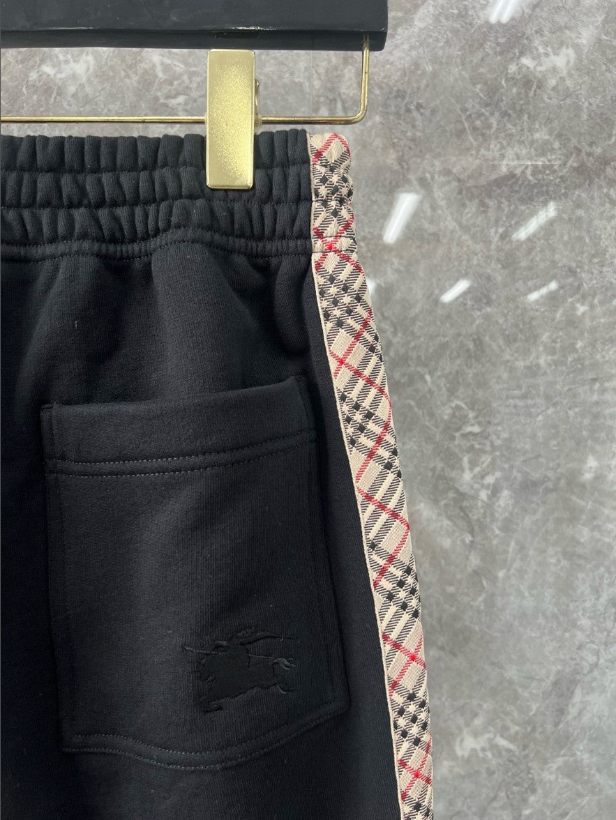 버버리 사이드 스몰 체크 바지