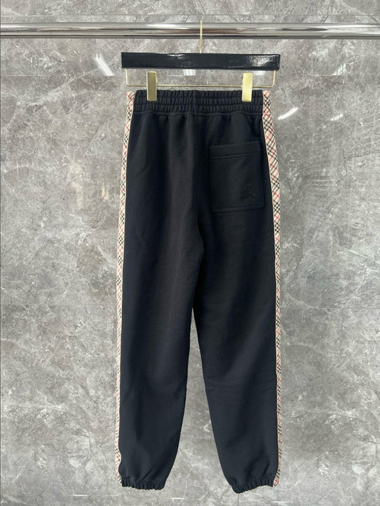 버버리 사이드 스몰 체크 바지