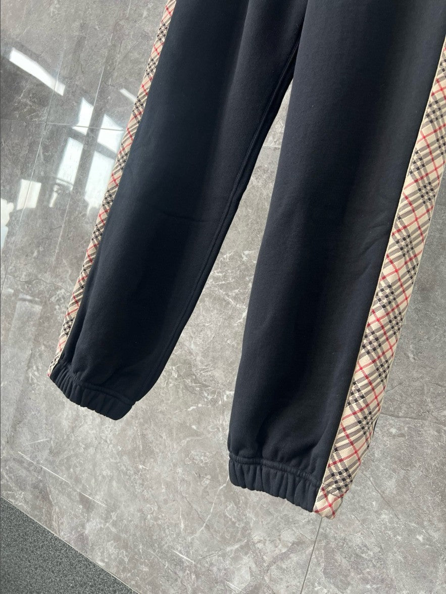 버버리 사이드 스몰 체크 바지