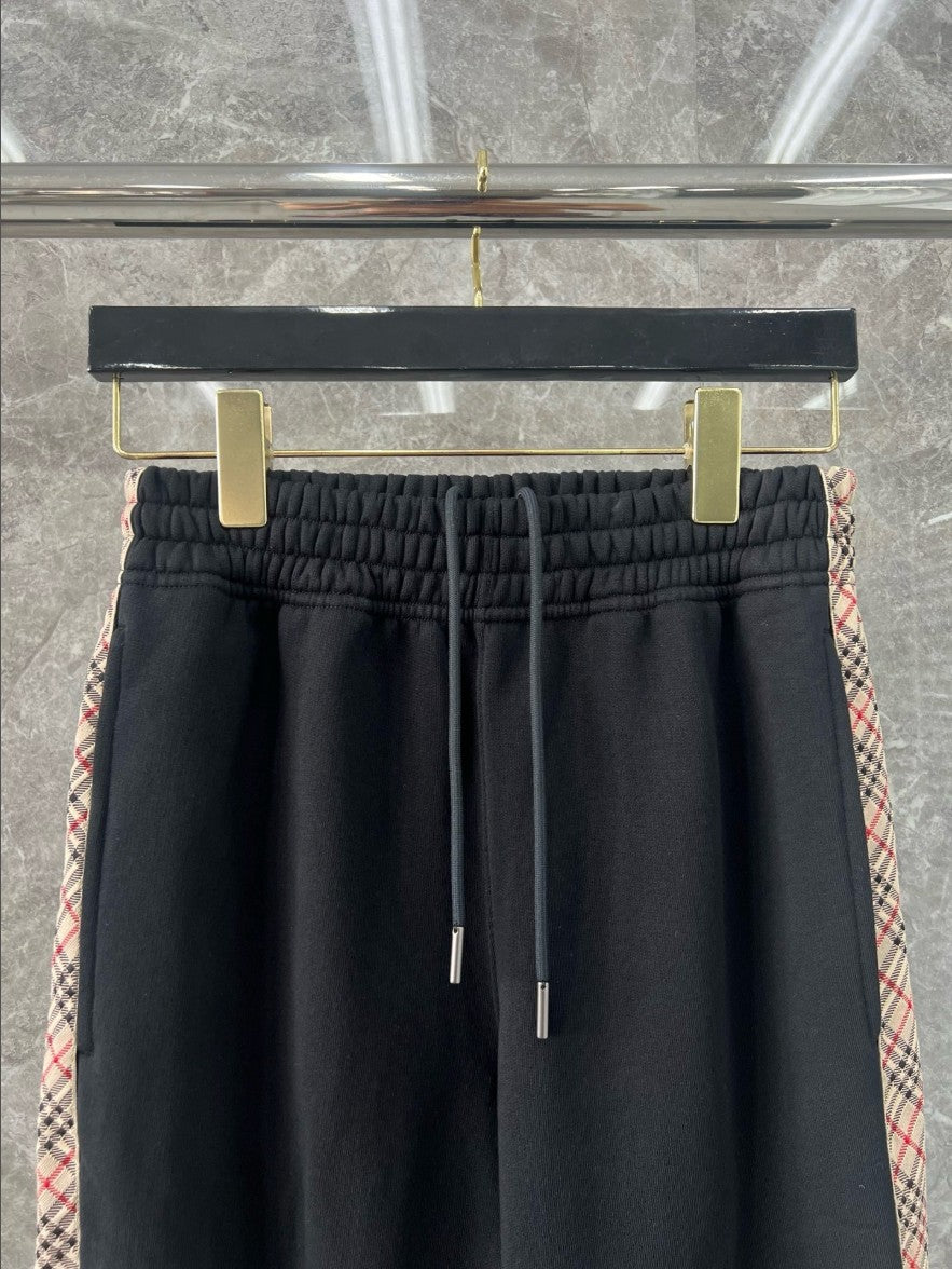 버버리 사이드 스몰 체크 바지