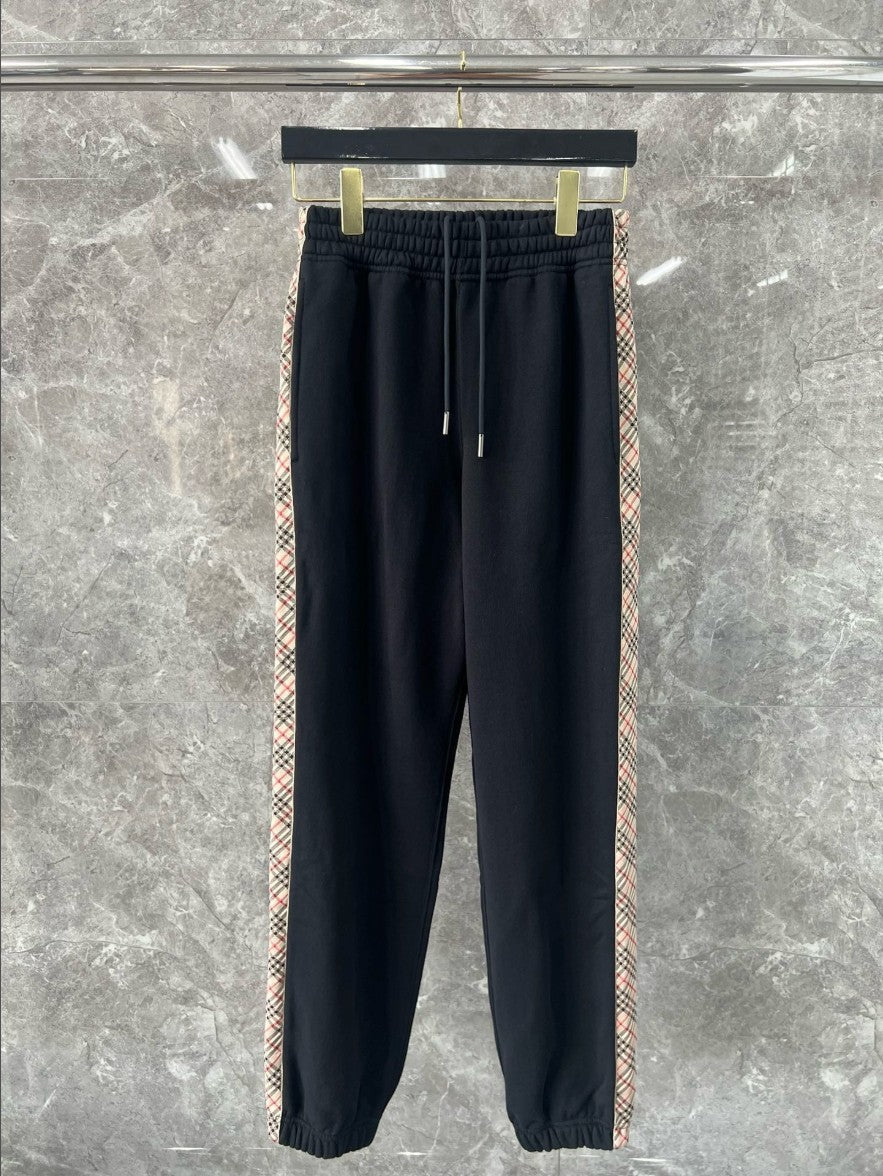 버버리 사이드 스몰 체크 바지