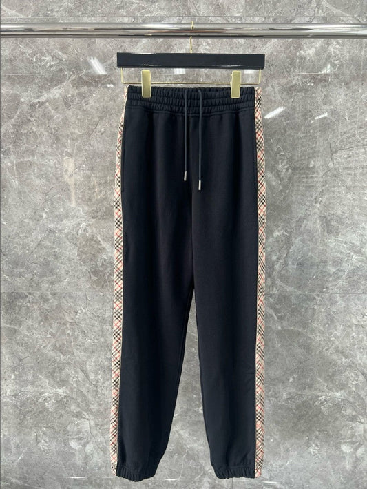 버버리 사이드 스몰 체크 바지