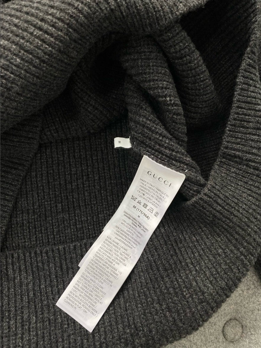 구찌 레터링 로고 울 캐시미어 니트