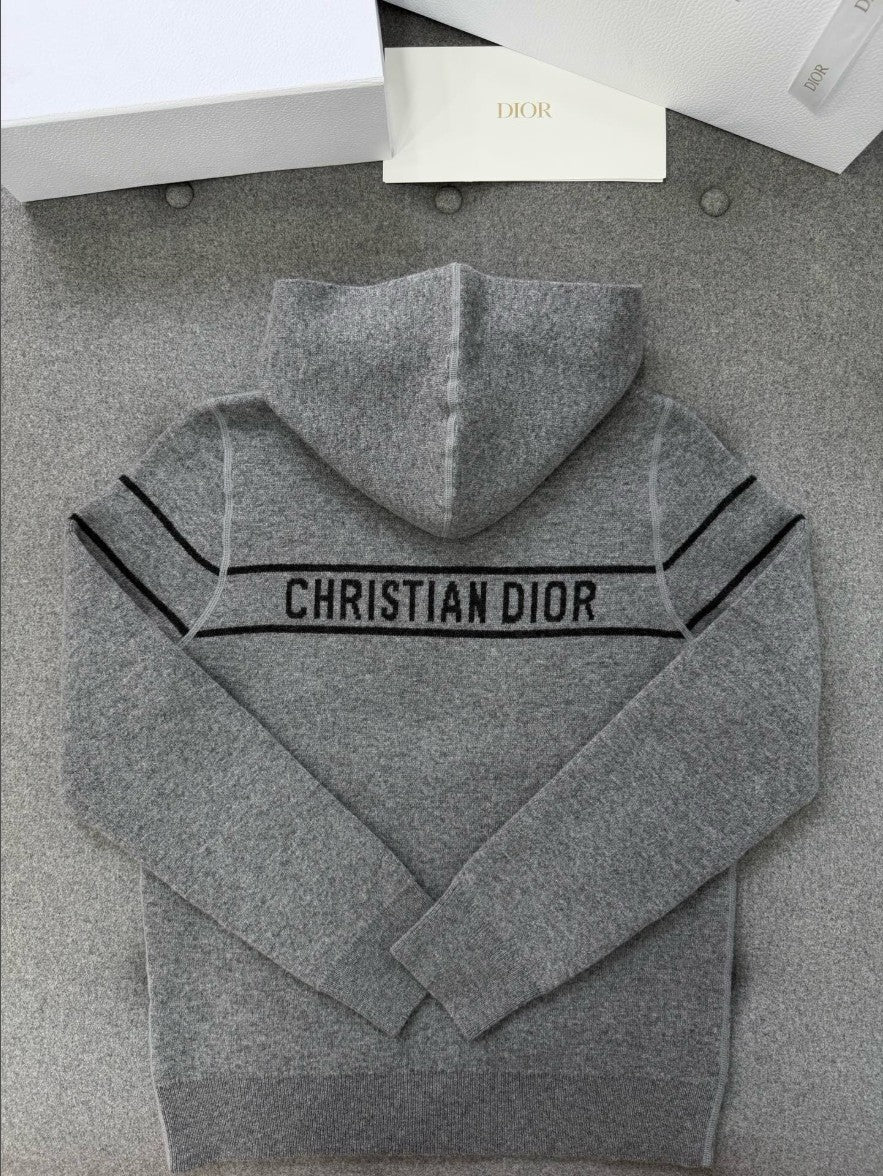 디올 여성 오블리크 리버시블 후드 집업