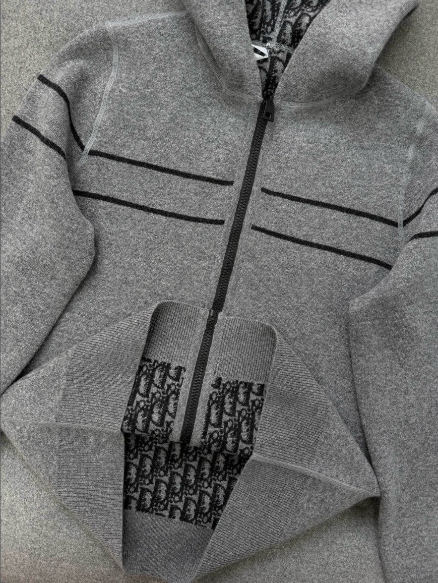 디올 여성 오블리크 리버시블 후드 집업