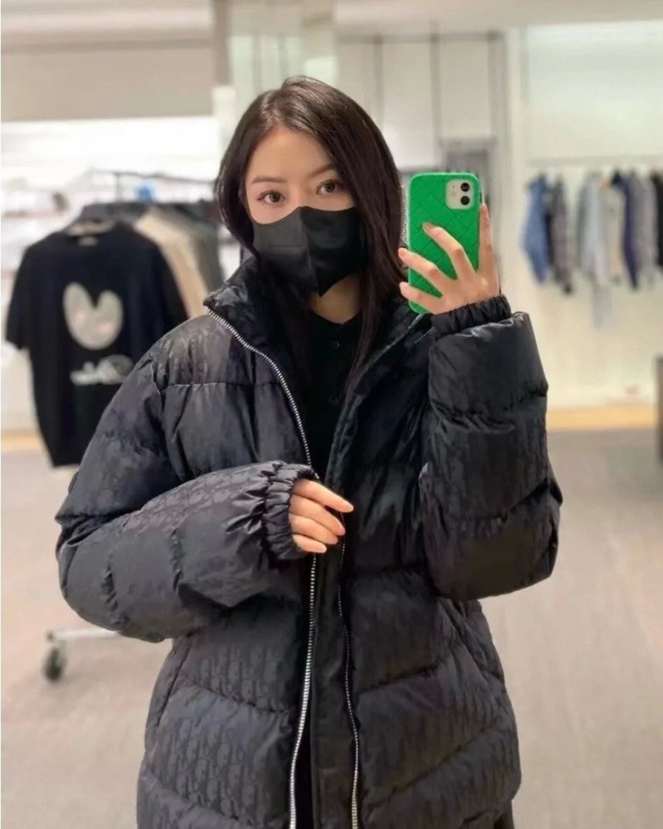 디올 오블리크 오버핏 패딩 점퍼