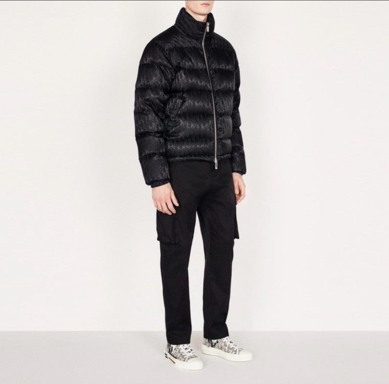 디올 오블리크 오버핏 패딩 점퍼