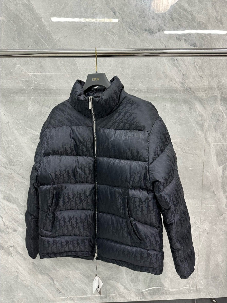 디올 오블리크 오버핏 패딩 점퍼