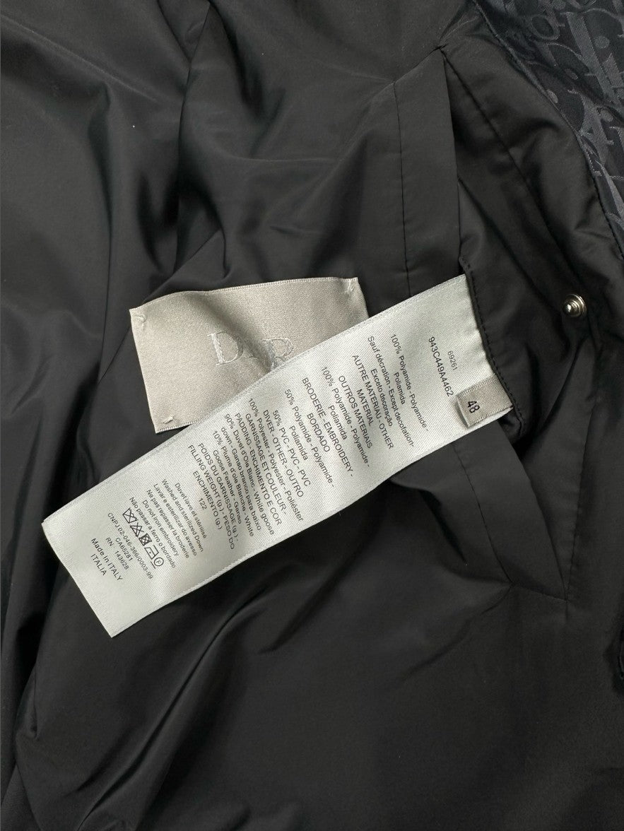 디올 오블리크 오버핏 패딩 점퍼