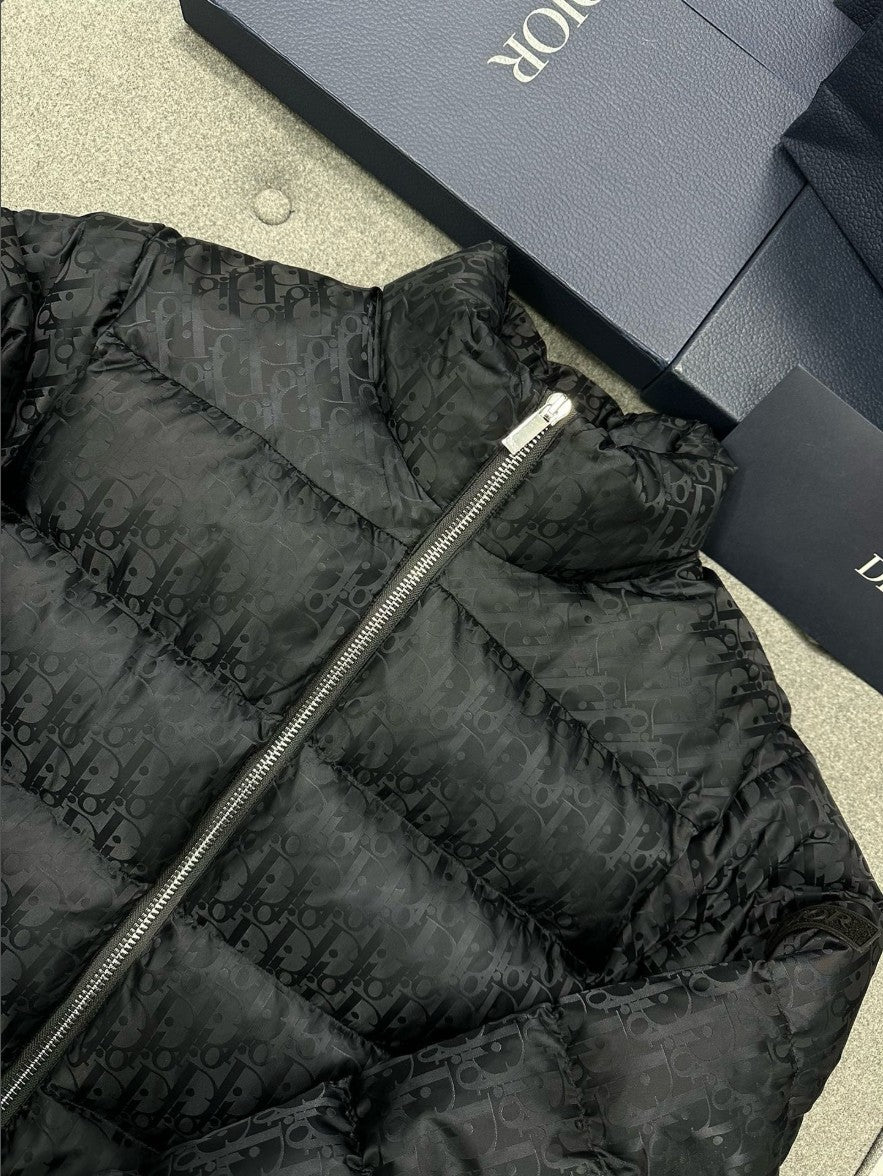 디올 오블리크 오버핏 패딩 점퍼